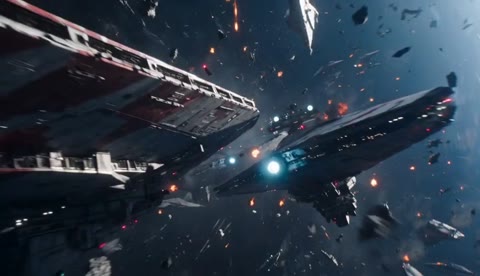 Space battle generated with Seedance 2.0