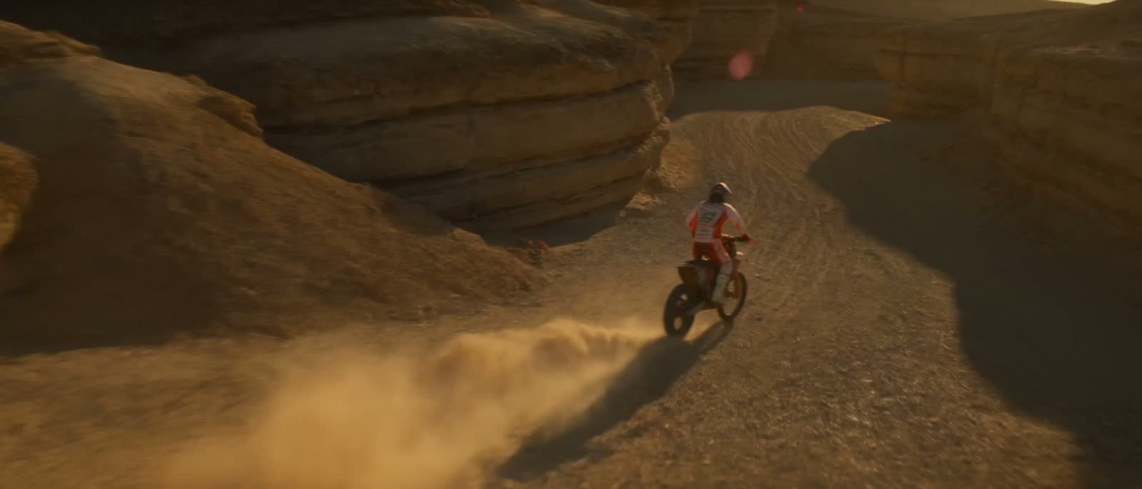 Shared motocross source frame used for the Seedance and Veo comparison